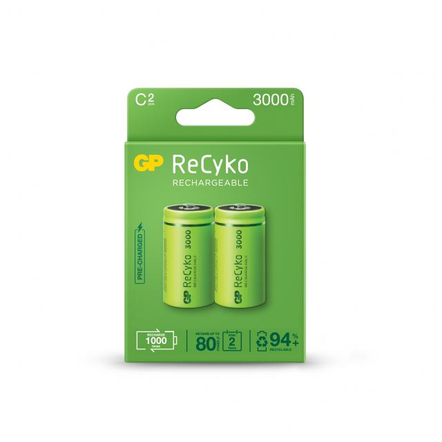 GP ReCyko battery 3000mAh C (2 battery pack) 