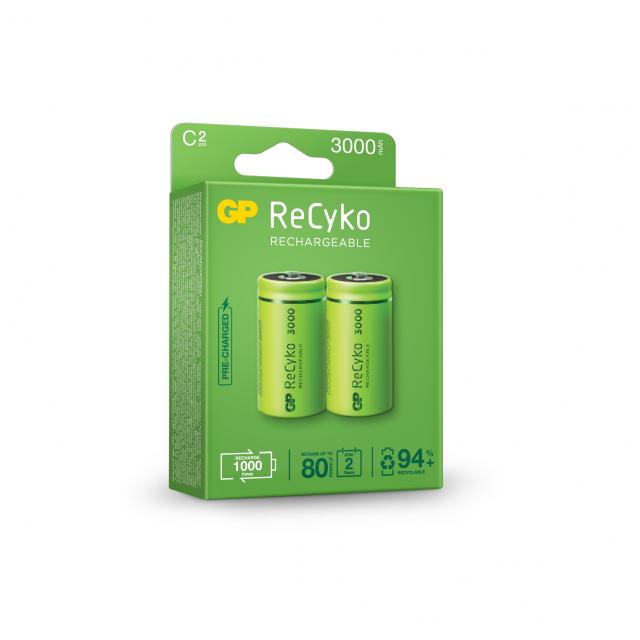 GP ReCyko battery 3000mAh C (2 battery pack) 