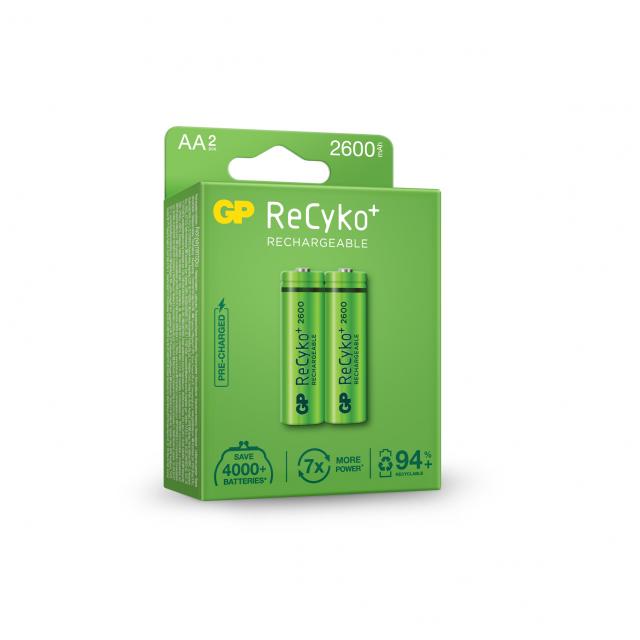 Rechargeable Battery GP R6 AA 2600mAh NiMH 2 бр. 270AAHCE-EB2 GP 