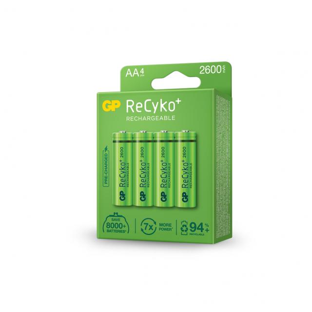 Rechargeable Battery GP R6 AA 2600mAh NiMH 4 бр. 270AAHCE-EB4 GP 