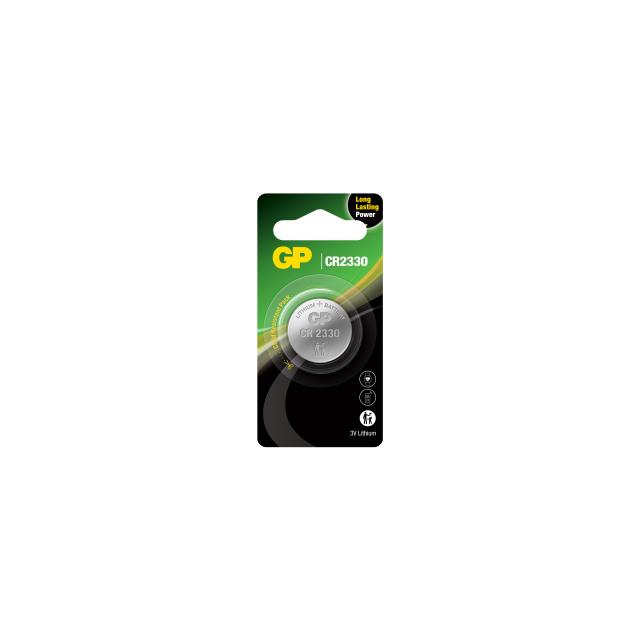 Lithium Button Battery GP CR-2330 3V  1 pcs in blister /price for 1 battery/ 