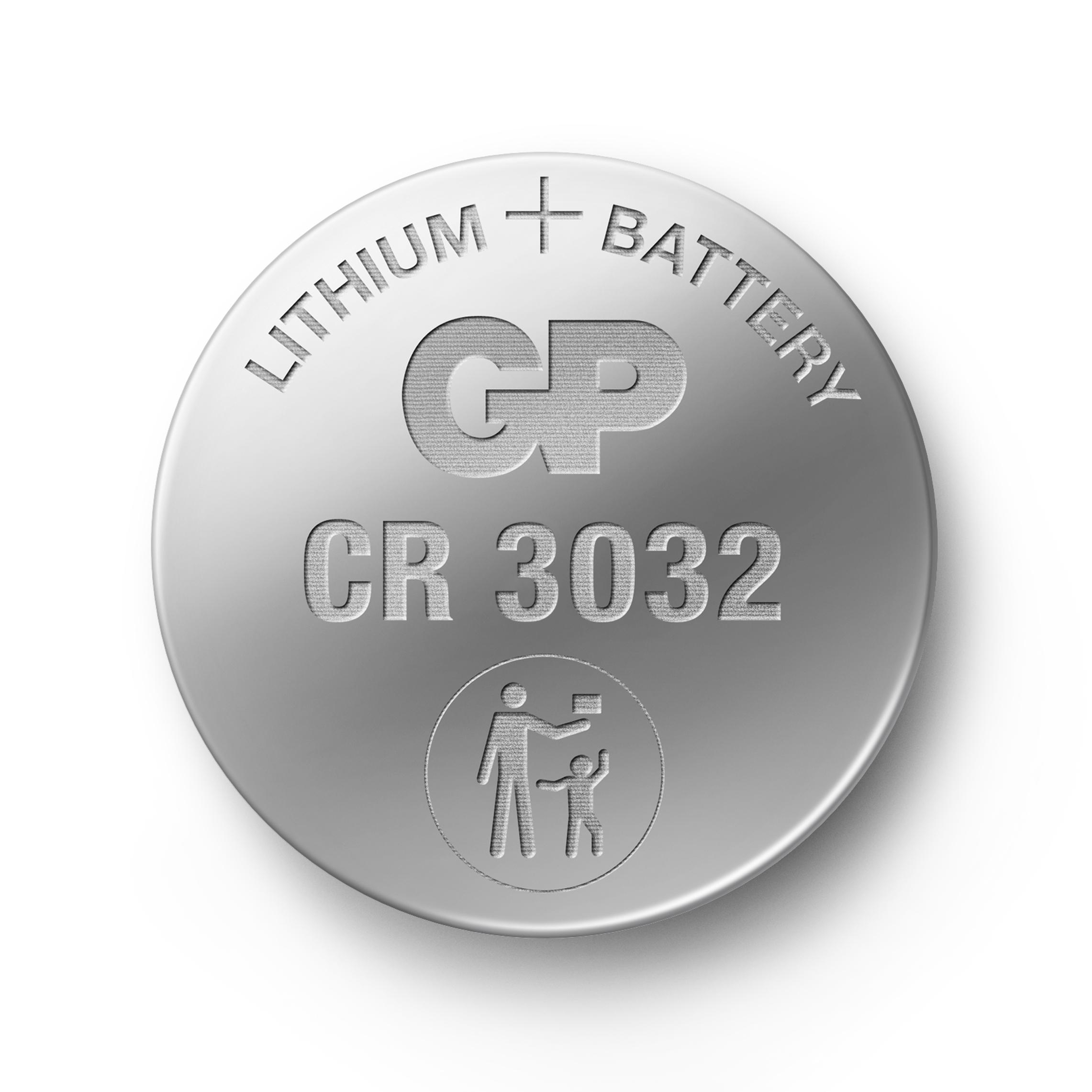 Литиева бутонна батерия GP  CR-3032 3V  1 бр. в блистер /цена за 1 бр./
