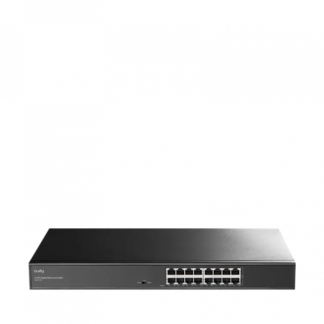 Суич  Cudy GS1016L, 16x порта, 10/100/1000, за 19"rack, метален 