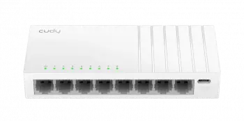 Switch Cudy GS108U, 8-Port 10/100/1000 Mbps RJ 45, USB-C - White
