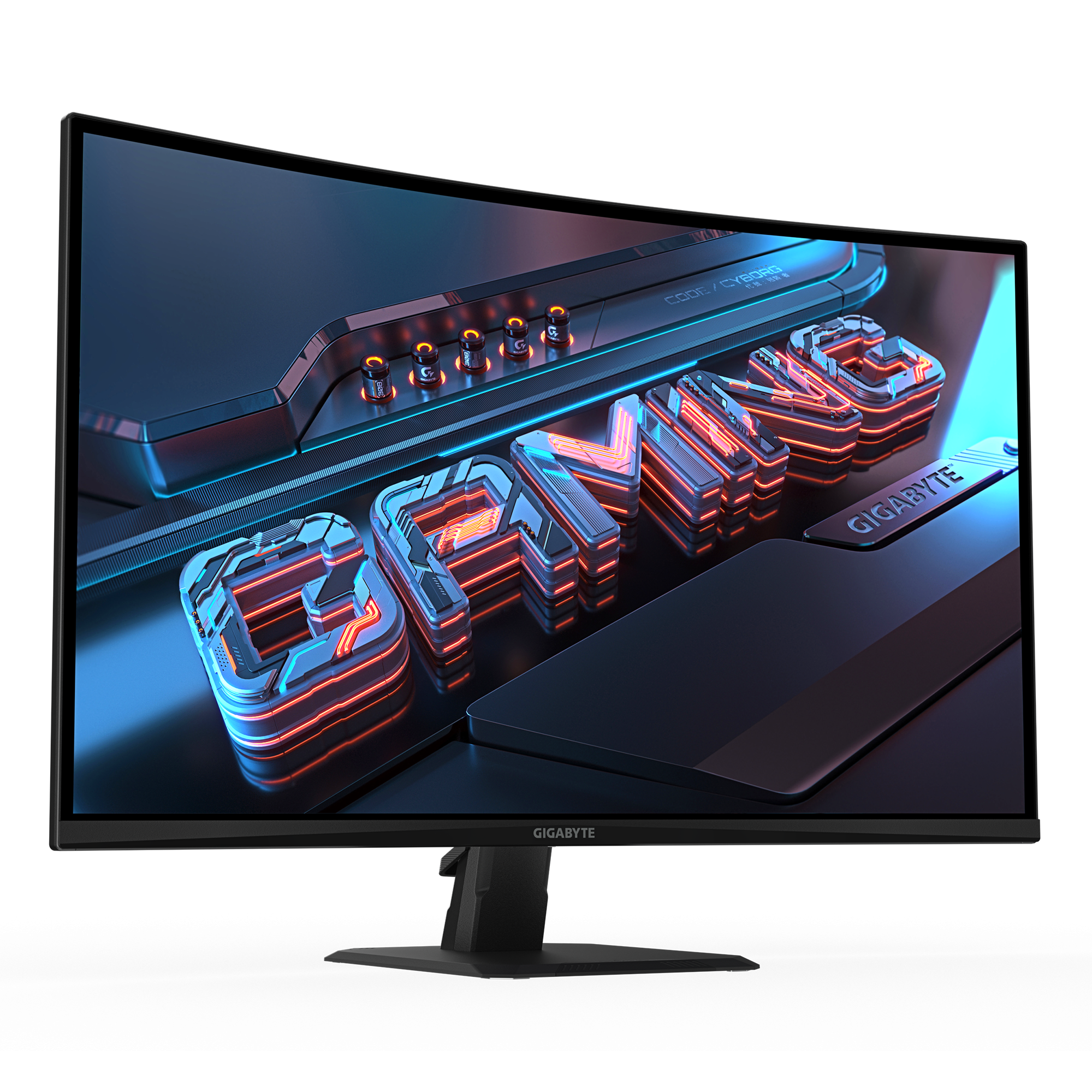 Геймърски Монитор Gigabyte GS32QCA - 32" inch SS/VA 1500R, QHD (2560x1440), 180Hz, 1ms, HDR Ready