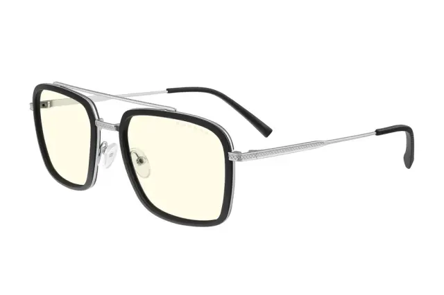 Компютърни очила GUNNAR Baron Silver - Clear 