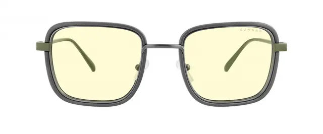 Геймърски очила GUNNAR Fallout Vault 33 Gunmetal/Olive - Amber 