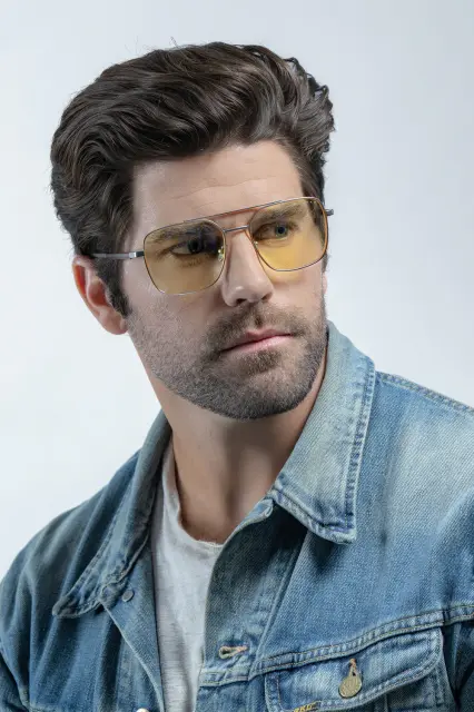 Компютърни очила GUNNAR White Wolf - Steel/Umber - Amber 