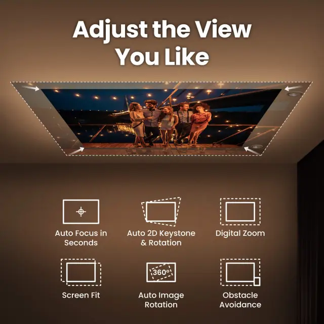 Портативен проектор BenQ GV32 - Full HD 1080p, 500lm 