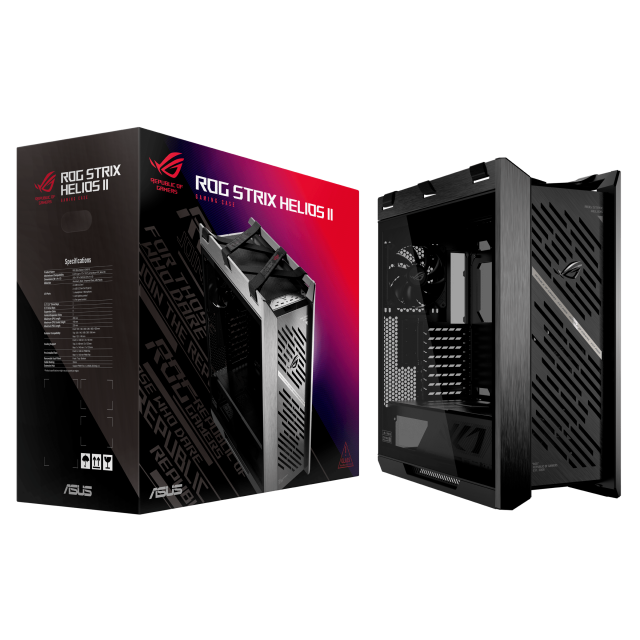 Кутия ASUS ROG Strix Helios II EATX Mid-Tower - Black 