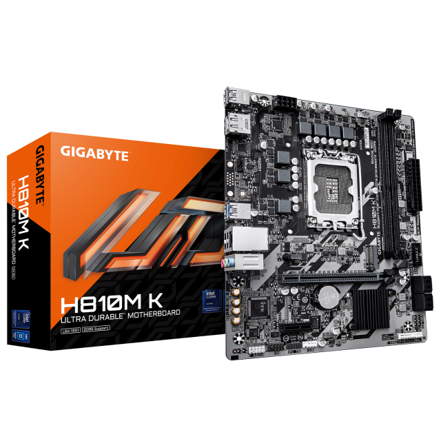 Дънна платка GIGABYTE H810M K, LGA 1851 