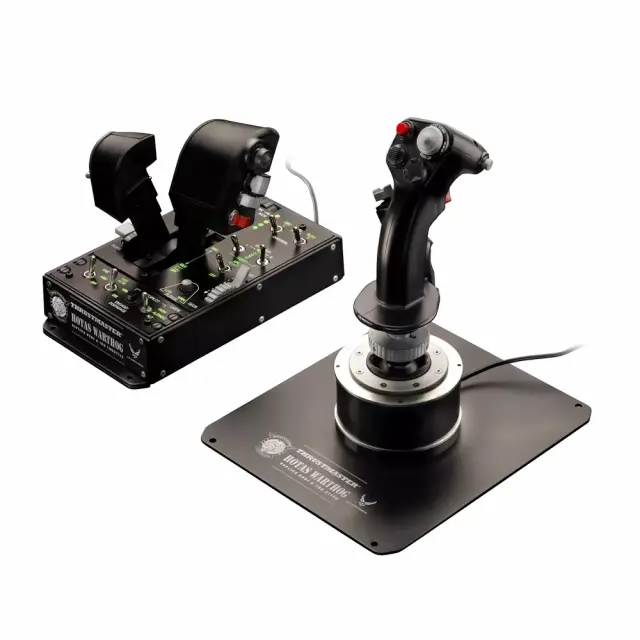 Джойстик и контролен панел,  авиосимулатор Thrustmaster HOTAS Warthog  за PC, Черен 