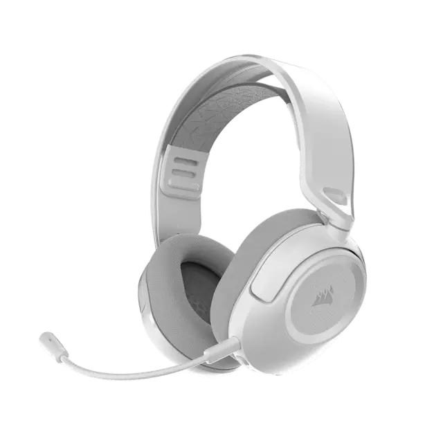 Геймърски безжични слушалки Corsair HS35 v3 - White 