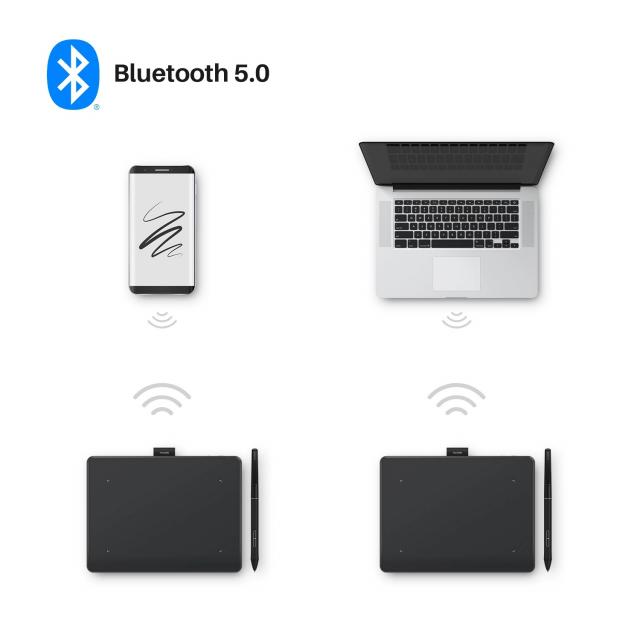 Graphic  Tablet HUION Inspiroy Frego S L310, Bluetooth 