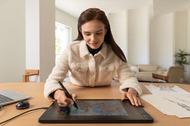 HUION /Huiyan/ Graphic display tablet Kamvas 16 GEN3 /without stand/, GS1563 