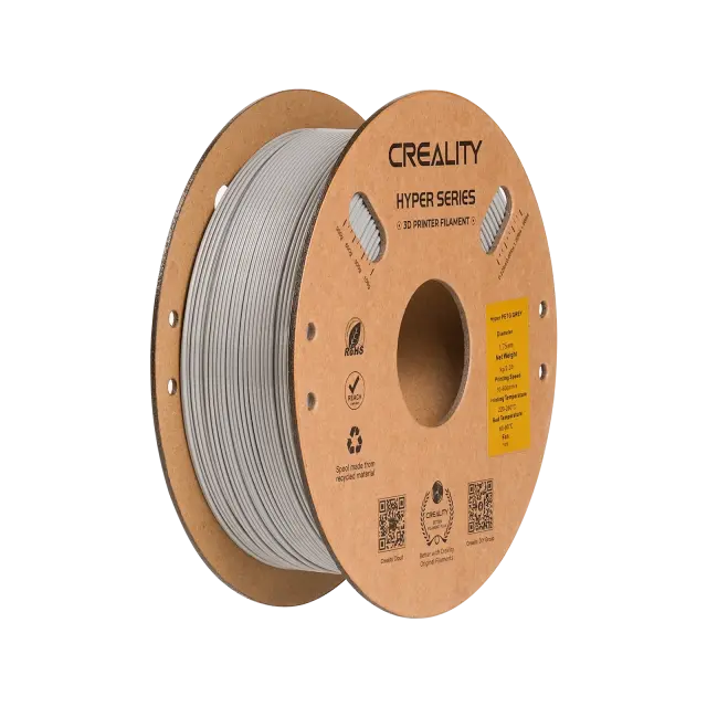 Консуматив за 3D принтер Creality Hyper PETG Grey 1.75mm, 1 кг 