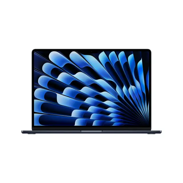 Лаптоп APPLE MacBook AIR 15" M4 10C 16/256 MW1L3ZE/A MD 15.3 ,MAC OS, MIDNIGHT 