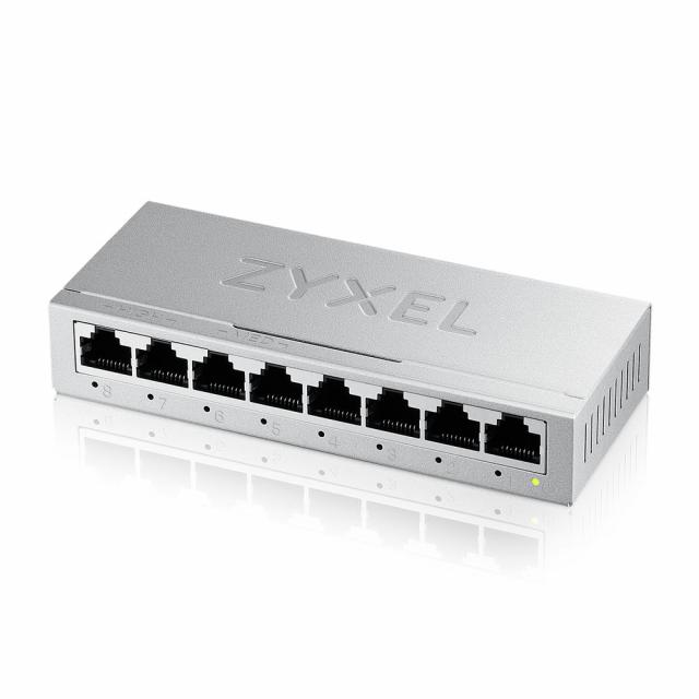 Switch ZYXEL GS-108B v5, 8 Ports, Gigabit, Metal housing 