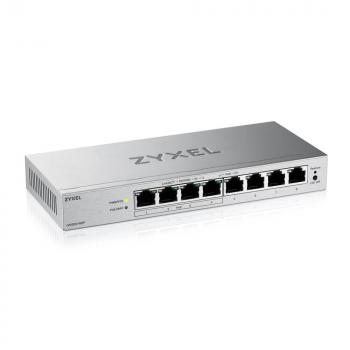 Суич ZyXEL GS-1200-8HPV3, 8 портов, Gigabit, webmanaged
