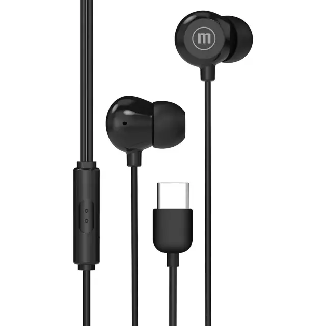 Слушалки тапи с микрофон MAXELL IN-BAX, USB-C 