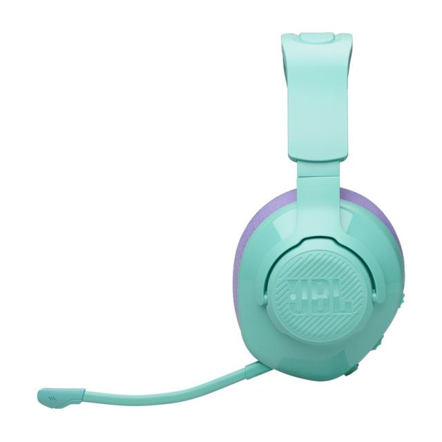 Геймърски безжични слушалки с микрофон  JBL Quantum 360 Cyan 