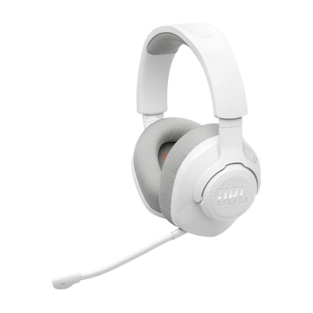 Геймърски безжични слушалки с микрофон  JBL Quantum 360 White 