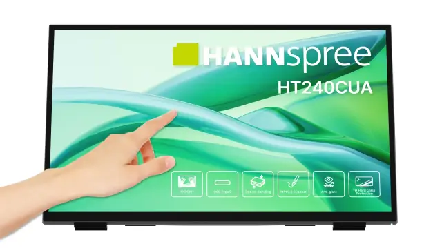 Touchscreen Monitor Hanspree HT240CUA - 23.8" VA FHD(1920x1080), HDMI, USB-C 