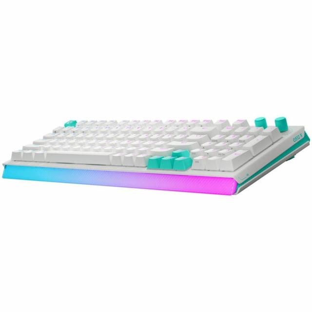 Геймърска механична клавиатура Logitech G512 X 98 - Dual Swap Analog/Mechanical Switch - White 