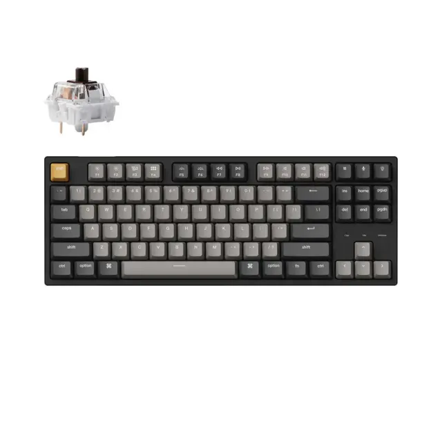 Mechanical Keyboard Keychron C1 Pro - K Pro Brown Switch, RGB Backlight 