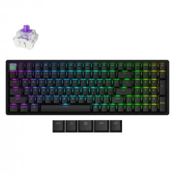 Геймърска механична клавиатура Keychron K4 HE Standard Edition - Wireless, Full Size
