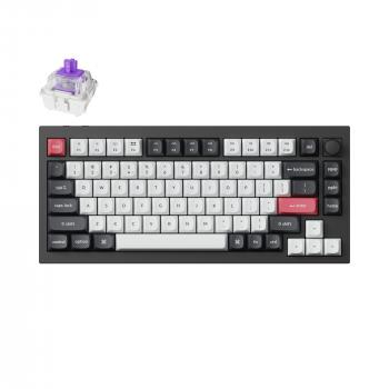 Механична клавиатура Keychron Q1 HE QMK 75% Carbon Black - Wireless