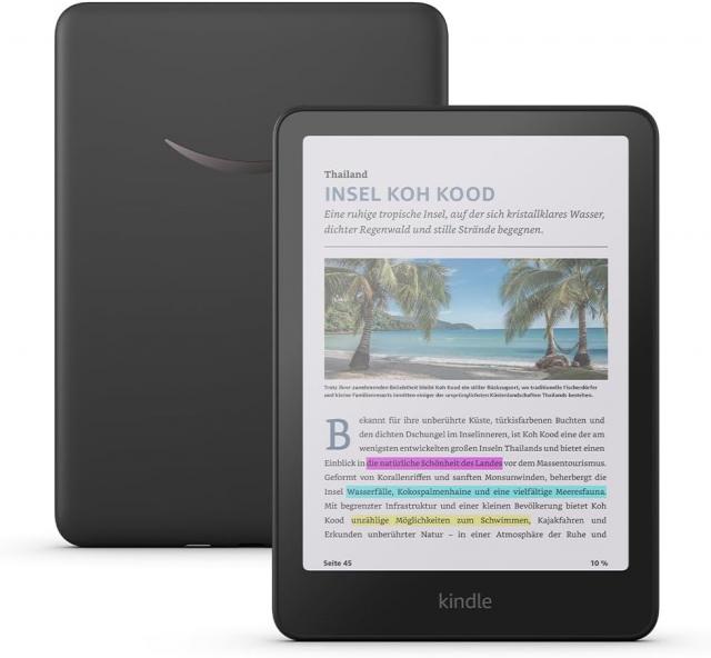 eBook четец Kindle Colorsoft Signature Edition 16GB 2024, Metalilic Black 