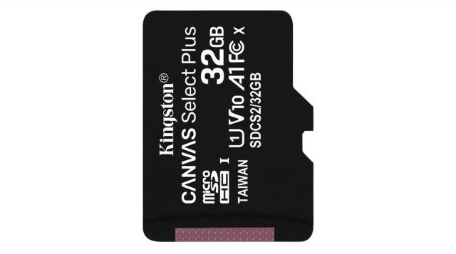 Карта памет Kingston Canvas Select Plus, 32GB, microSDHC, Class 10 UHS-I, Bulk 