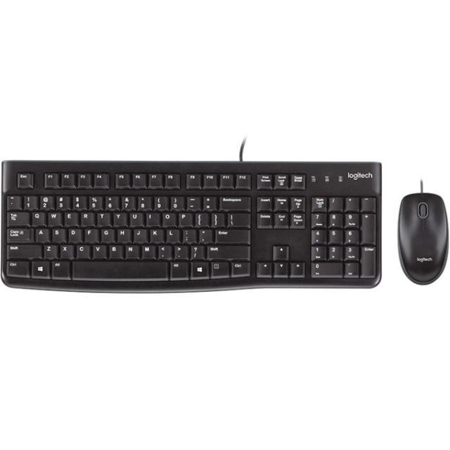 Kомплект клавиатура с мишка Logitech MK120 US-Layout - Черна 
