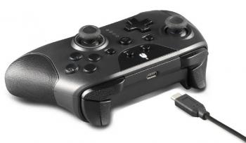Wireless Gamepad Spartan Gear Mora 3 for PC and Switch - Black
