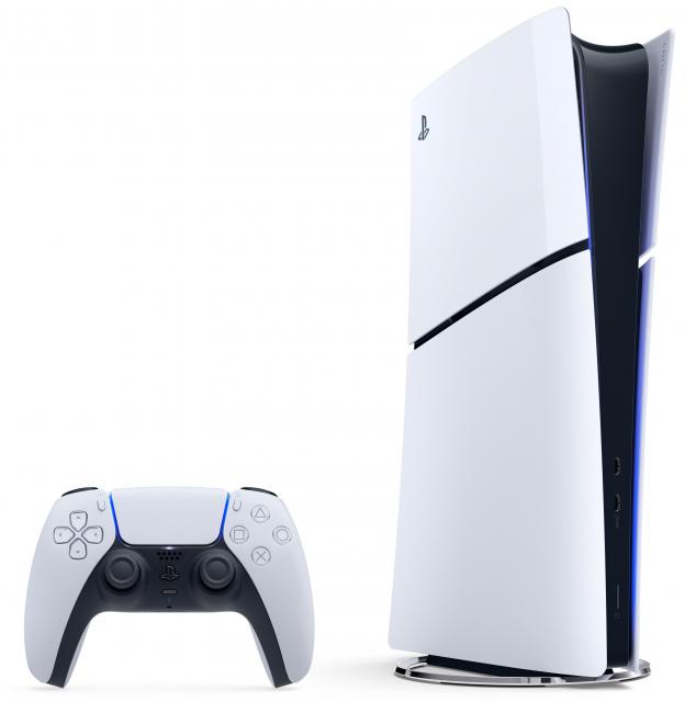 Конзола PlayStation 5 (Slim) Digital Edition - Astro Bot Bundle 