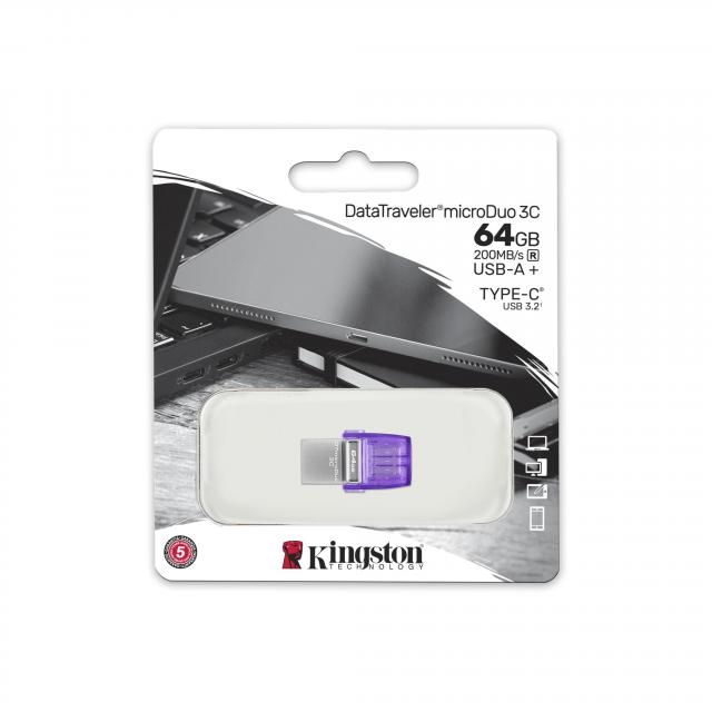 USB stick KINGSTON DataTraveler microDuo 3C 64GB 