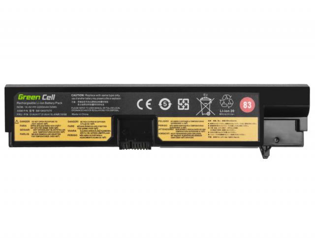 Laptop Battery for  Lenovo ThinkPad E570 E570c E575  LE147  14,4V 2200mAh  GREEN CELL 
