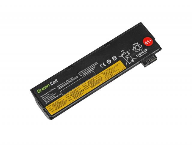 Laptop Battery for  Lenovo 01AV424 ThinkPad T470 T570 A475 P51S T25  10,8V 4400mAh  GREEN CELL 