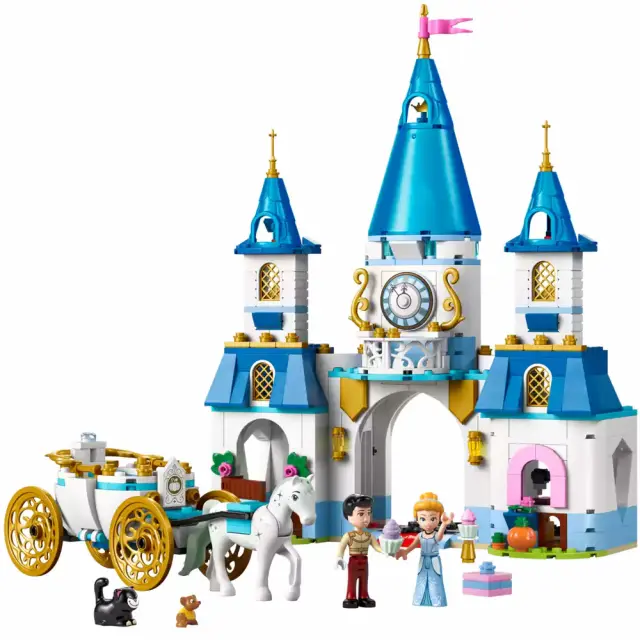 LEGO Princess Cinderella's castle and horse-drawn carriage- 43275 