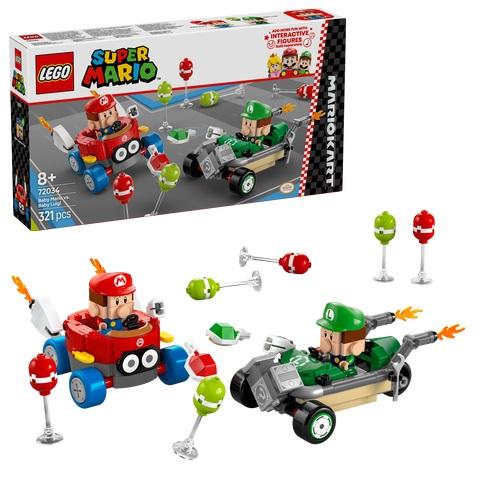 LEGO  Super Mario Mario car - Baby Mario vs Baby Luigi, 72034 