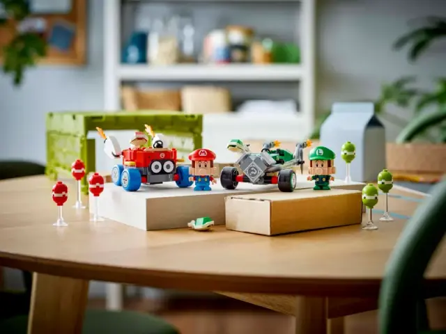LEGO  Super Mario Mario car - Baby Mario vs Baby Luigi, 72034 