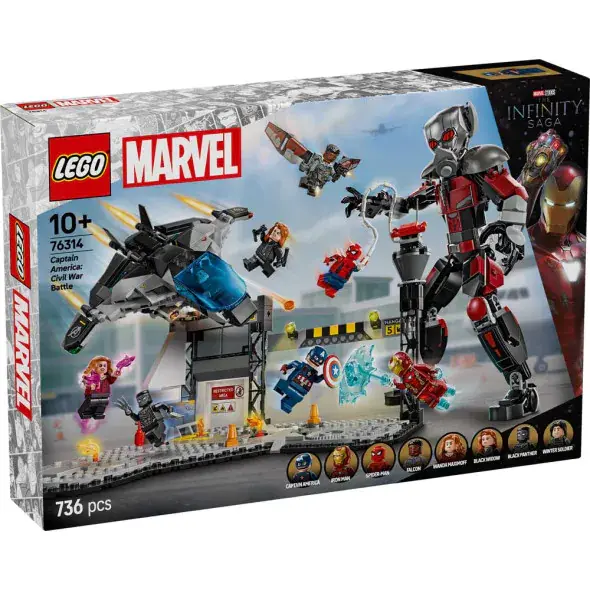 LEGO Super Heroes Marvel Captain America: Civil War action duel- 76314 