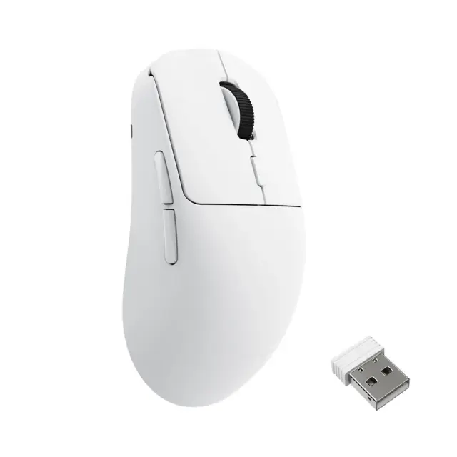 Gaming Mouse Lemokey G2 8K, Matte White 