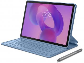 Таблет Lenovo Idea Tab WiFi D6300 2.4GHz 11-inch, 90Hz, 8GB DDR4x, 128GB, Polar Blue + Клавиатура и писалка