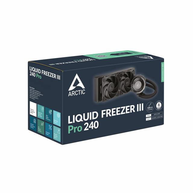 Охладител за процесор Arctic Liquid Freezer III Pro 240 - Black 