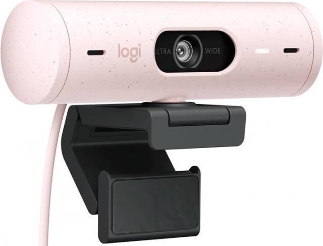 Logitech BRIO 500 Rose Full HD уеб камера, микрофон, USB 
