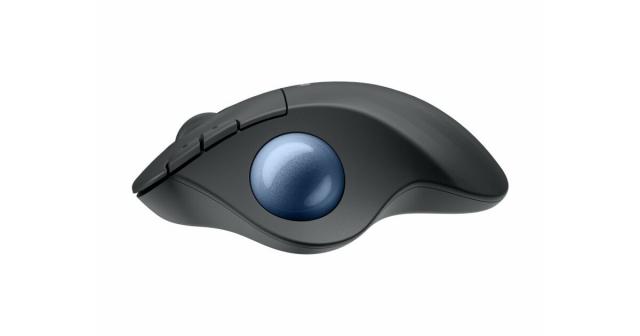 Безжична оптична мишка Logitech ERGO M575S graphite, Trackball 