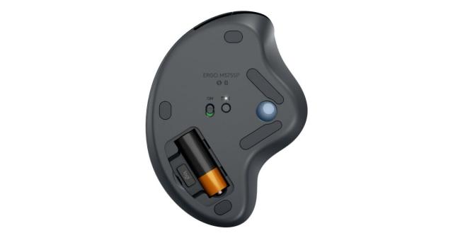Безжична оптична мишка Logitech ERGO M575S graphite, Trackball 