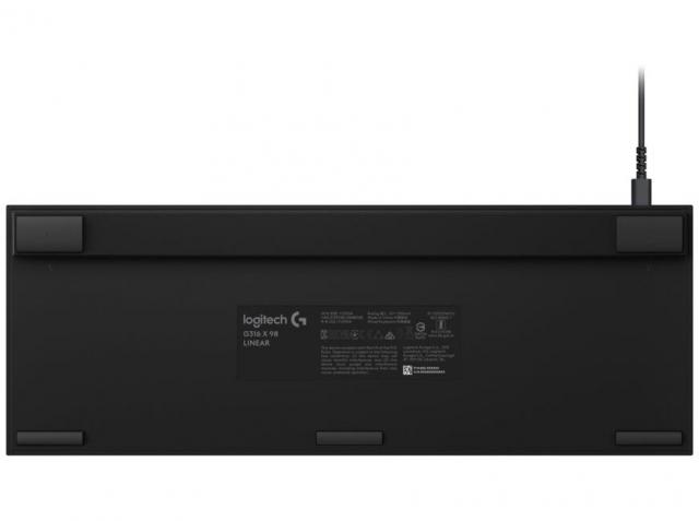 Геймърска механична клавиатура Logitech G316 X 98 - Hot-Swappable Tactile Switch - Black 